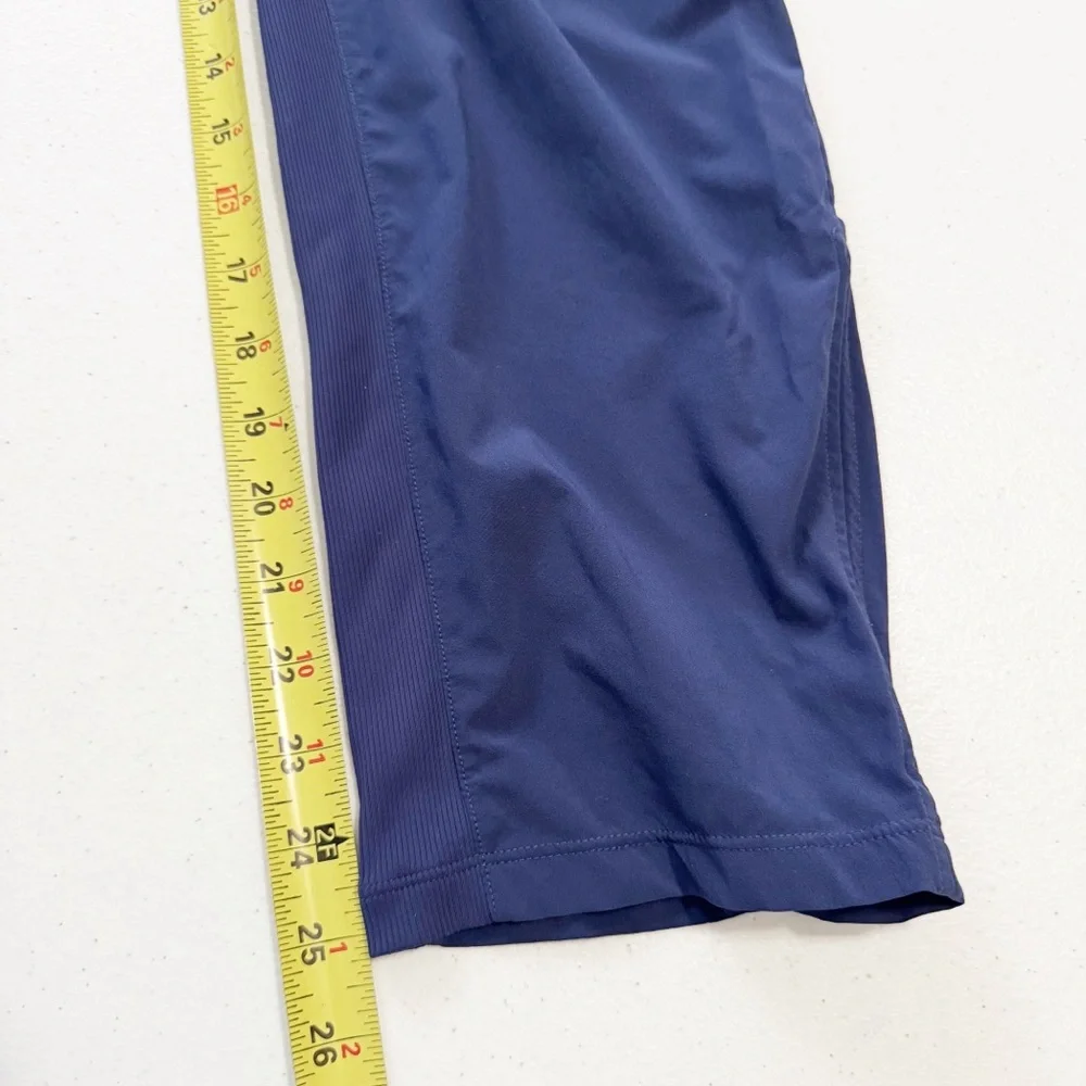 Lululemon Beyond The Studio High Rise Crop Pant Blue 6